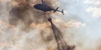 სოფელ საყავრესთან ვერტმფრენებმა დღეს მუშაობა შეაჩერეს