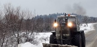 ალპანა-ცაგერის გზაზე გადაადგილება მოცურების საწინააღმდეგო ჯაჭვებითაა შესაძლებელი