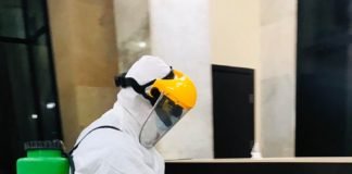 რუსთავის მერიაში სადეზინფექციო სამუშაოები ჩატარდა (+ფოტო)