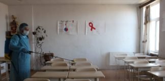 ბოლნისის სკოლებში სადეზინფექციო სამუშაოები გრძელდება