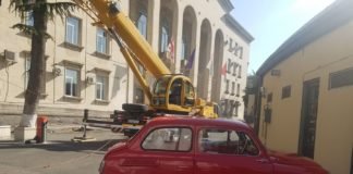 რუსთავის მერიასთან ფილმის გადაღების მოსამზადებელი სამუშაოები მიმდინარეობს (+ფოტო)