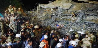 ჩინეთში სასტუმროს შენობა ჩამოინგრა, სადაც ათობით ადამიანი კარანტინში იმყოფებოდა (+ფოტო)