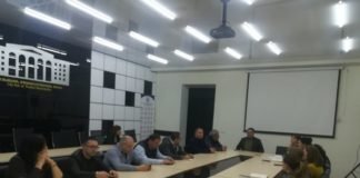 რუსთავის მერიის სხდომათა დარბაზში კორონავირუსის გავრცელების პრევენციულ ღონისძიებებზე იმსჯელეს