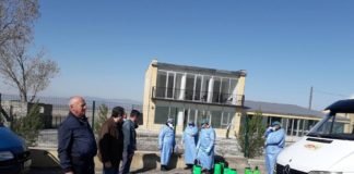 ვაზიანის დასახლებაში სადეზინფექციო სამუშაოები ჩატარდა