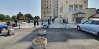 სასტუმრო “რუსთავის” საკარანტინო სივრცე მოქალაქეების ნაწილმა დატოვა