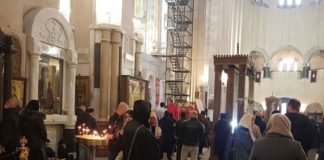 სამების საკათედრო ტაძარში სამართალდამცველები მივიდნენ
