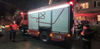 ლიფტის შახტაში ცეცხლი გაჩნდა