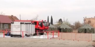 კარანტინის ზონაში 100 პაციენტზე გათვლილი საველე ჰოსპიტალი მოეწყო