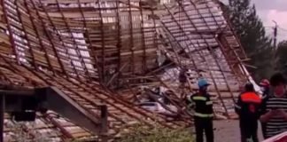 სართიჭალაში ქარმა ხუთსართულიან საცხოვრებელ კორპუსს სახურავი გადახადა