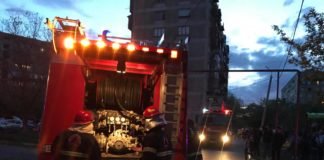 მე-7 მიკრორაიონში სახანძრო-სამაშველო ეკიპაჟია მობილიზებული