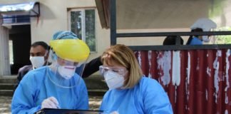 სოფელ გეტაში მოსახლეობის შემოწმება PCR ტესტირების მეთოდით მიმდინარეობს