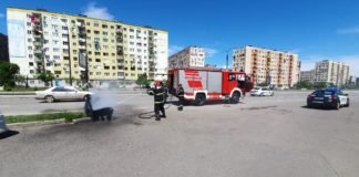 შარტავას გამზირზე საყოფაცხოვრებო ნარჩენების ურნა დაიწვა