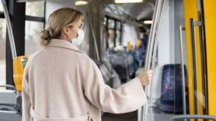 პირბადე ტრანსპორტში