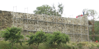 რუსთავის ციხის კონსერვაცია-რესტავრაციის პროცესი განახლდა