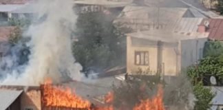 ორი საცხოვრებელი სახლი იწვის -ადგილზე 10 სახანძრო-სამაშველო ჯგუფი მუშაობს