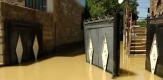 სტიქიის შედეგად მარნეულის ქუჩები დაიტბორა