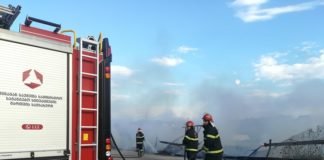 აგრარული ბაზრის მიმდებარე ტერიტორიაზე ხანძარი გაჩნდა