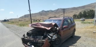 რუსთავში ავტოსაგზაო შემთხვევა მოხდა