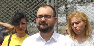 “ლელომ” რუსთავში ციხის მშენებლობა გააპროტესტა