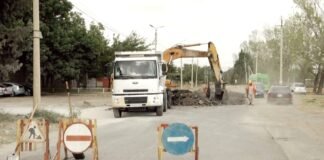 ჯავახიშვილის ქუჩაზე გზის რეაბილიტაცია მიმდინარეობს