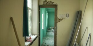 რუსთავის თხუთმეტ საჯარო სკოლაში ინფრასტრუქტურული სამუშაოები მიმდინარეობს