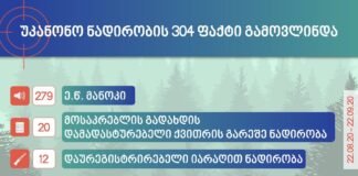 უკანონო ნადირობის ექვსი ფაქტი ქვემო ქართლში