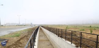 რუსთავში ღვარცოფსაწინააღმდეგო სანიაღვრე არხების მოწყობა სრულდება