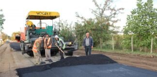 სოფელ ტალავერში გზის რეაბილიტაცია მიმდინარეობს