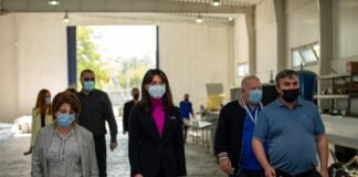 ნინო ლაცაბიძე საწარმო „ნიუპლასტიკში“” იმყოფებოდა