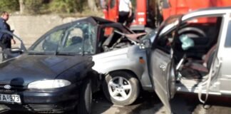 ჭიათურაში ავტოსაგზაო შემთხვევის დროს, ორი ადამიანი დაშავდა