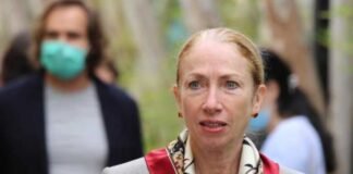 პარლამენტის სხდომაზე დასასწრებად აშშ-ის ელჩი კელი დეგნანი მივიდა