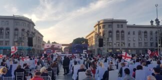 გაერთიანებული ოპოზიცია რუსთავში საარჩევნო პროგრამას წარადგენს