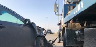 ავტოსაგზაო შემთხვევა რუსთავის შემოსასვლელში (+ფოტო)