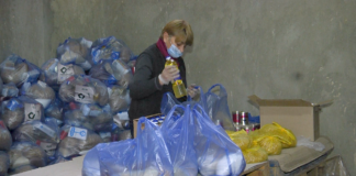 რუსთავში მოსახლეობის სურსათით დახმარების კამპანია გრძელდება