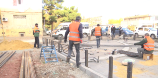 გარდაბანში სამი სკვერის მოწყობის სამუშაოები მიმდინარეობს (+ვიდეო)