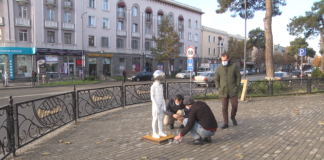 ლუკა სირაძის ხსოვნისადმი მიძღვნილი აქცია-პერფორმანსი რუსთავში(+ვიდეო)