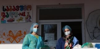 თეთრიწყაროს ბაღებში სასურსათო ამანათების გაცემის პროცესი მიმდინარეობს