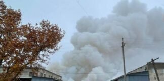 ხანძარი ლილოს დასახლებაში-სასაწყობე ფართის ნაწილში ხანძარი ლოკალიზებულია