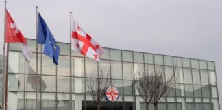 ქვემო ქართლში ადმინისტრაციულ შენობებზე დროშები აღმართეს