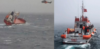 თურქული მედია შავ ზღვაში ჩაძირულ გემზე ინფორმაციას ავრცელებს