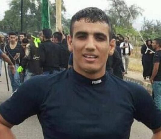 ირანში 30 წლის მოჭიდავე სიკვდილით დასაჯეს