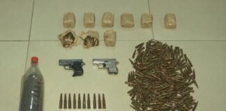 პოლიციამ უკანონო ცეცხლსასროლი იარაღი და საბრძოლო მასალა ამოიღო