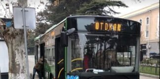 რუსთავში ახალი ავტობუსების გატესტვა დაიწყო