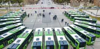 რუსთავში მუნიციპალურმა ტრანსპორტმა დღეიდან მუშაობა განაახლა