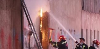 ელიავას ბაზრობაზე ხანძარია