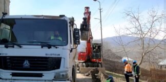 მარნეულში შაუმიანის წყლის სისტემის მოწყობის სამუშაოები მიმდინარეობს (+ვიდეო)