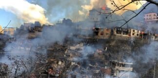 თურქეთში მასშტაბური ხანძრის შედეგად 100-მდე შენობა დაიწვა