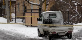 ბაკურიანში ავტომანქანა აფეთქდა