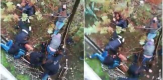 ჭყონდიდის ეპარქიაში რამდენიმე პირი აივნიდან გადავარდა(+ვიდეო)