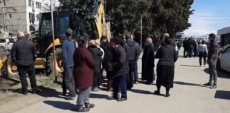 მარნეულში კერძო პირსა და ადგილობრივებს შორის დაპირისპირება იყო